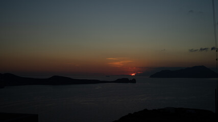 Obraz premium sunset over the sea