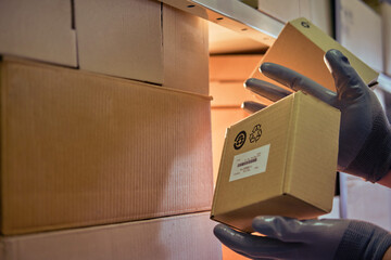 Falling and damage to packaging and goods in parcels in the warehouse. Problems with the safety of...