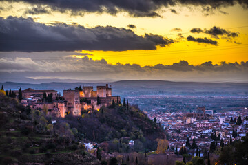 Fototapeta na wymiar Alhambra de Granada