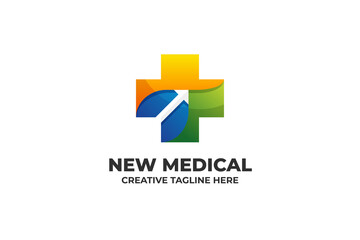 Medical Healthcare Colorful Gradient Logo