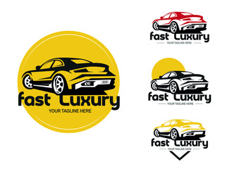 Obraz premium Vector Logo car rent for everybody