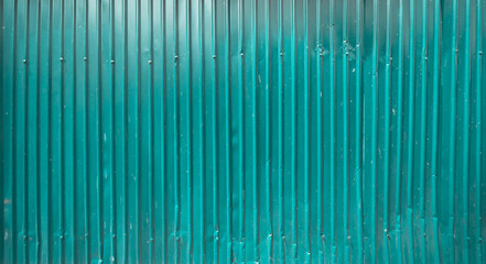 Metal steel strips. Rusty corrugated iron metal, Zinc steel wall, pattern texture background....