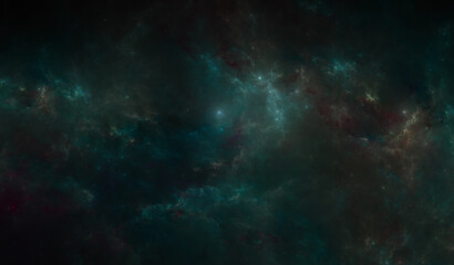 Fototapeta na wymiar Fictional Nebula #34 - High Resolution (13k) - Sci-fi Space