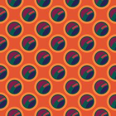 Repeated circles seamless pattern. Polka dot ornament. Modern stile geometric background. Geo motif surface. Ethnic print. Bold trendy design contemporary abstract wallpaper. Vector work.