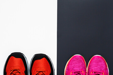  sneakers, background,  surface. sport shoes .