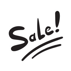 Sale Lettering, Hand Drawn Sales Print, Selling Typography Quote