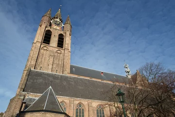 Foto op Canvas Oudekerk Delft, South Holland province, The Netherlands © Holland-PhotostockNL