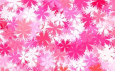 Light Red, Yellow vector elegant pattern with flowers.