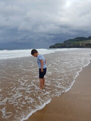 Boy on the beach