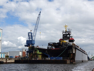 Dock in Bremerhaven