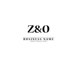 Letter ZO Logo, Creative zo z&o Logo Icon Vector Image For Your Simple Fashion, Apparel and Clothing Brand or all kind of use - obrazy, fototapety, plakaty