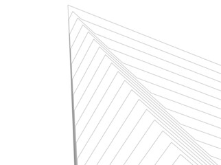 Obraz premium abstract architecture design digital drawing