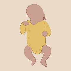 picture of a child without a face poster in the nursery