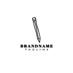 pencil logo icon design template vector illustration