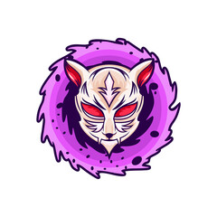 Kitsune mask logo 