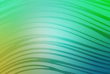 Light Green vector template with wry lines.
