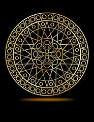 Beautiful Golden ornament