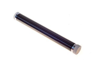 Photographic drum cylinder for laser printers on a white background.