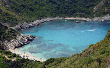 Porto Timoni Beach, Afionas, Korfu, Griechenland