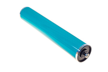 Photographic drum cylinder for laser printers on a white background.