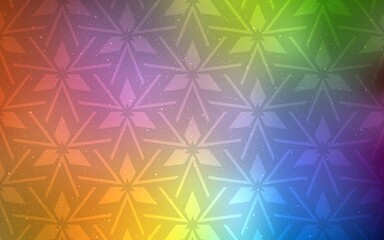 Light Multicolor vector texture with triangular style.