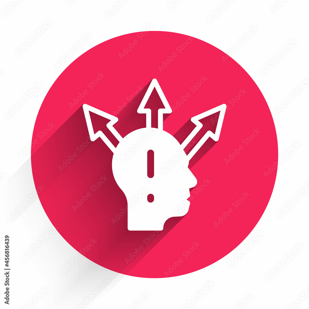 Poster white project team base icon isolated with long shadow. business analysis and planning, consulting, 