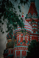 christmas tree in front of the church
