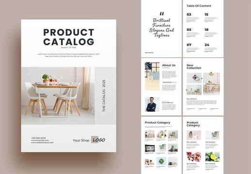 Product Catalog Brochure