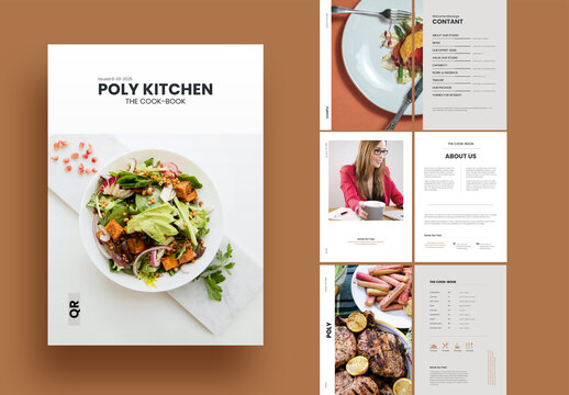 Poly Cookbook Recipe Book Layout