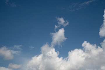 blue sky with clouds