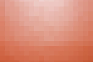 Gradient coral orange pixel wallpaper