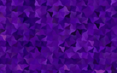 Obraz premium Dark Purple vector crooked abstract background.