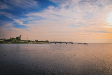 Sunset over Oresund, sen from Malmo, Sweden © StellaSalander