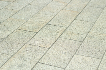 Tiles in the pedestrian zone.