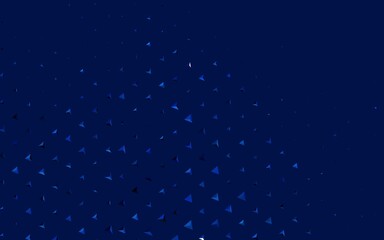 Dark BLUE vector pattern with polygonal style.