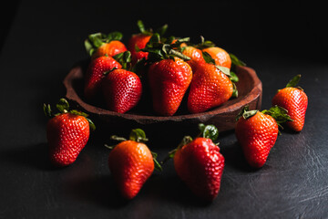 frutillas rojas frescas y saludables!!!