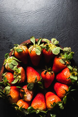 frutillas rojas frescas y saludables!!!