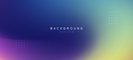 Abstract blurred gradient background. Colorful smooth banner template. Mesh backdrop with bright colors. Vector