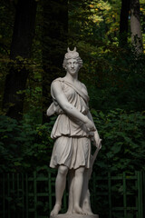 Sculpture Artemis Diana in the Summer garden, Saint Petersburg; Russia