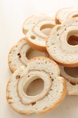 Japanese food ingredient, dried wheat bran for vegetarian ingredient
