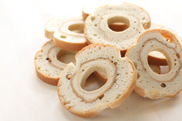 Japanese food ingredient, dried wheat bran for vegetarian ingredient