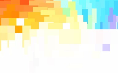 Light Blue, Yellow vector background with rectangles.