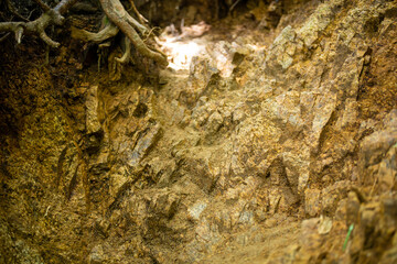 長野県安曇野市にある燕岳を登山する風景 A view of climbing Mt. Tsubame in Azumino City, Nagano Prefecture. 