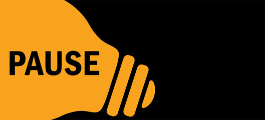 pause in lamp background illustration