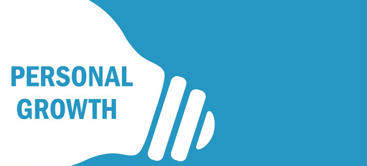 Fototapeta premium Personal Growth in lamp background illustration