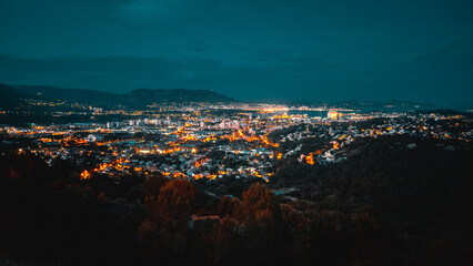 Toulon by night