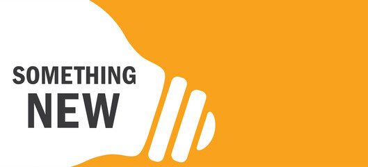 something new in lamp background illustration