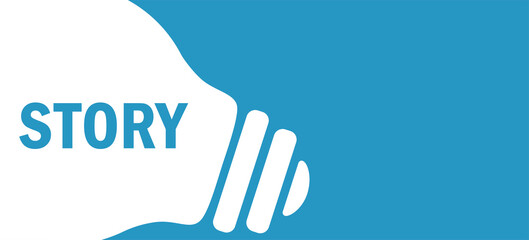 Story in lamp background illustration