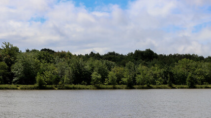 Obraz premium Amazing clouds and sunrises caught in the Pocono Mountains of PA