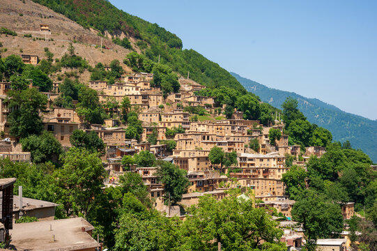 Masuleh , Also Romanized As Masoleh And Masouleh Is A Village In The Sardar E Jangal District, In Fuman County, Gilan Province, Iran. The Yard Of The Building Above Is The Roof Of The Building Below